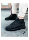 Modern Bağcıklı Sneakers Yarım Bilek Bot