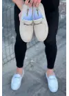 Omarı Bej Triko Babet Erkek Casual Ayakkabı