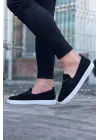 Omarı Siyah Triko Babet Erkek Casual Ayakkabı