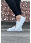 Modern Beyaz Triko Babet Erkek Ayakkabı