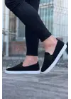 Omarı Siyah Triko Babet Erkek Casual Ayakkabı