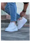 Omarı Beyaz Cilt Erkek Casual Ayakkabı