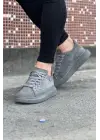 Omarı Gri Süet Erkek Casual Ayakkabı