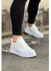 Omarı Beyaz Ortopedik Tabanlı Erkek Casual Ayakkabı