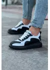 Omarı Kömür Beyaz Erkek Casual Ayakkabı