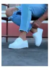 Omarı Beyaz Erkek Saraclı Casual Ayakkabı