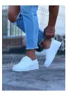 Omarı Beyaz Erkek Saraclı Casual Ayakkabı