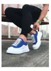 Omarı Beyaz Mavi Erkek Sneaker