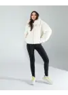 Omarı Yumuşak Peluş Kış Ceketi