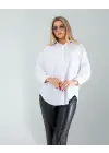 Omarı Klasik Beyaz Gömlek