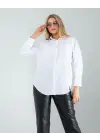 Omarı Klasik Beyaz Gömlek