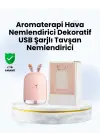 Beyaz Renk Ultrasonik Hava Nemlendirici Ve Aromaterapi Difüzörü