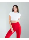 Omarı Kadın Sarı Crop Top