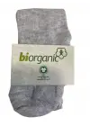 Bibaby Biorganic Klasik Düz Gri Melanj Külotlu Çorap 68460 Gri Melanj