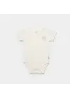 Bibaby Biorganic Koala Jungle Kısa Kol Bebek Body 56972 Gri