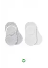 Bistyle 2li Penye Babet Silikonlu Basic Çorap 30104 Gri Beyaz