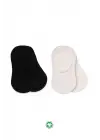 Bistyle 2li Penye Babet Silikonlu Basic Çorap 30104 Siyah Ekru