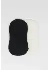 Bistyle 2li Penye Babet Silikonlu Basic Çorap 30104 Siyah Ekru
