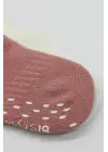 Omarı Kaymaz Tabanlı Renkli 2li Penye Çorap