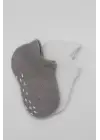 Omarı Kaymaz Penye Çorap Seti Gri Beyaz