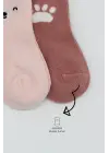 Omarı Penye Soket Çorap Seti - Pembe 2li Paket