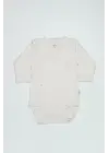 Bistyle Organik Natural Basic Style Kruvaze Uzun Kol Body Bs17102 Ekru
