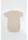 Bistyle Organik Natural Basic Style Kruvaze Yarım Kol Body Bs17101 Bej