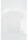 Bistyle Organik Natural Basic Style Kruvaze Yarım Kol Body Bs17101 Beyaz