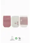 Omarı Puanlı Kaymaz Penye Soket Çorap Seti - 3lü Paket