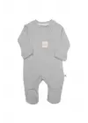 Bistyle Style Natural Fermuarlı Bebe Tulum 15115 Gri