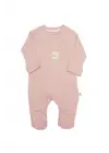 Bistyle Style Natural Fermuarlı Bebe Tulum 15115 Pembe