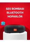 Bluetooth Hoparlör 20w Bass Güçlü Ses Usb Flash Aux Destekli