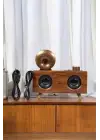 Bluetooth Hoparlör Ahşap Klasik Retro Gramofon Bluetooth Müzik Kutusu