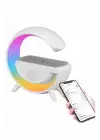 Bluetooth Hoparlör G Şekli Atmosfer Akıllı Rgb Lamba Wireless Kablosuz Şarj