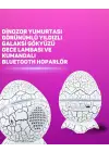 Bluetooth Hoparlör Özellikli 7 Renkli Gece Aydınlatması