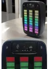 Bluetooth Hoparlör Rgb Işıklı Usb Sd Kart Girişli Taşınabilir