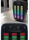 Bluetooth Hoparlör Rgb Işıklı Usb Sd Kart Girişli Taşınabilir