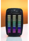 Bluetooth Hoparlör Rgb Işıklı Usb Sd Kart Girişli Taşınabilir
