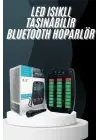 Bluetooth Hoparlör Taşınabilir Şarjlı Işıklı Büyük Boy Yüksek Ses Kaliteli
