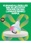 Bluetooth Hoparlörlü Led Ampul – 12w Enerji Tasarruflu