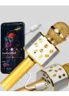 Bluetooth Karaoke Mikrofon Şarjlı Uzun Pil Ömürlü Çok Fonksiyonlu