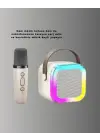 Bluetooth Karaoke Mikrofon Ve Hoparlör Seti Taşınabilir