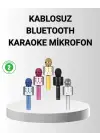 Bluetooth Karaoke Mikrofon – Yüksek Ses Kalitesi, Yankı Efektli, Uzun Ömürlü Pil