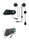 Bluetooth Kask Kulaklığı Intercom 5.0 Bluetooth Android Ve İos Uyumlu
