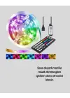 Bluetooth Kontrollü Smart Şerit Led 10m Sese Duyarlı Rgb Aydınlatma