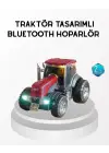 Bluetooth Nostaljik Traktör Hoparlör Led Işıklı 12w Güçlü Ses
