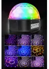 Bluetooth Ve Uzaktan Kumandalı Çok Renkli Masaüstü Disko Topu