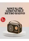 Bluetooth’lu Retro Radyo – Fm Destekli Nostaljik Hoparlör
