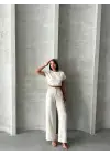 Omarı Yaz Şıklığına Uygun Bluz Pantolon Takımı