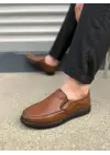 Omarı Kahverengi Cilt Erkek Günlük Ayakkabı - Şık ve Klasik Stil